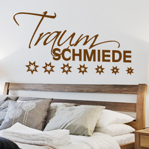 WANDKINGS Wandtattoo Spruch   Traumschmiede Sterne [Größe